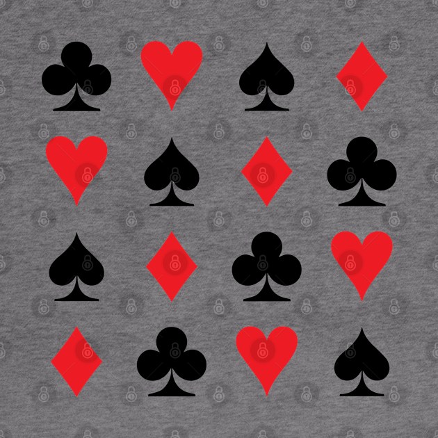 Playing Card Symbols Suit Pattern 2 by inotyler